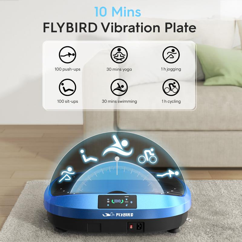Vibration Plate Exercise Machine with 265LBS Loading Capacity