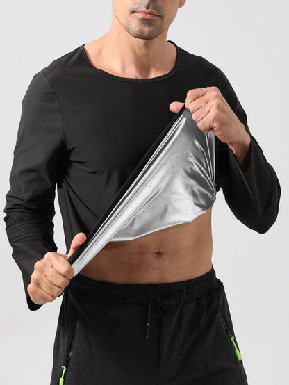 Longsleeves Neoprene Workout Sauna Compression Top