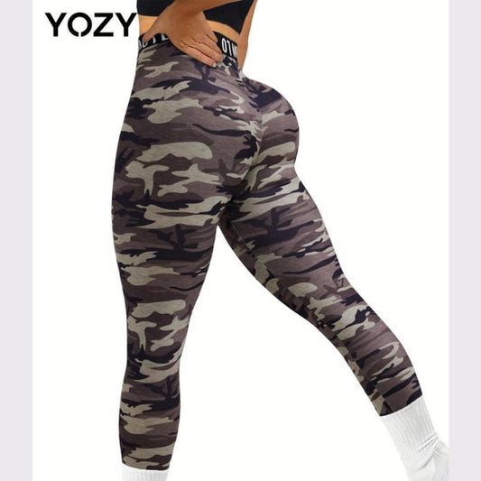 Camo Print High Waist Comfy Leggings