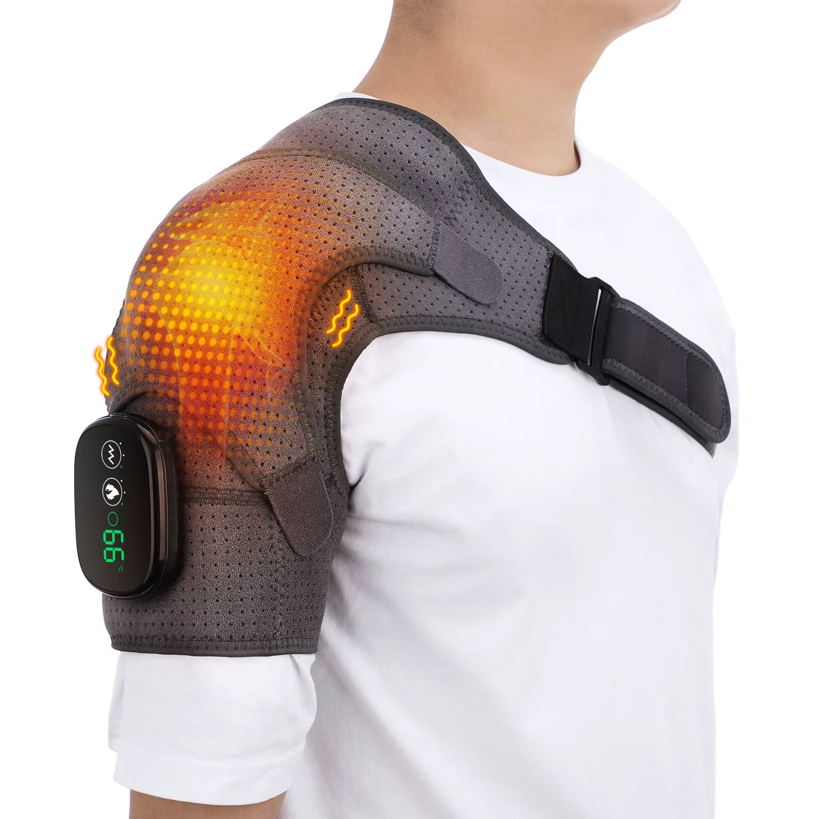 ThermaRelief™ – Electric Heated Shoulder & Knee Massager