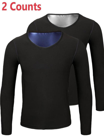 Longsleeves Neoprene Workout Sauna Compression Top